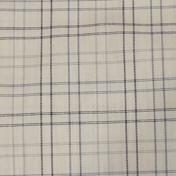 Van Heusen SZ M 15/15.5 Collared Long Sleeve Button Down White Blue Stripe Shirt - Picture 8 of 9